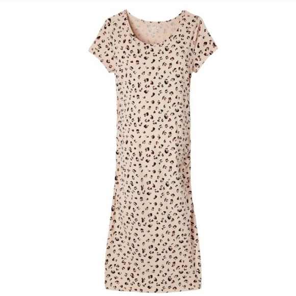 Isabel Maternity Leopard Print Dress Size Small - Picture 9 of 9